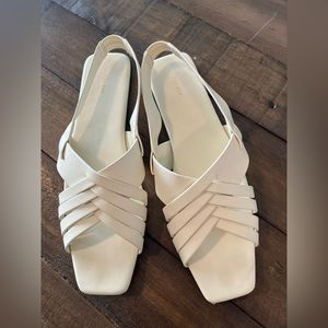 The Row Womens Ivory Sandals White Size 39 9